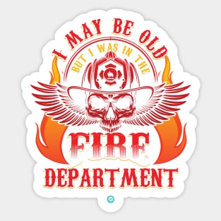 funny Firefighter Gift Sticker